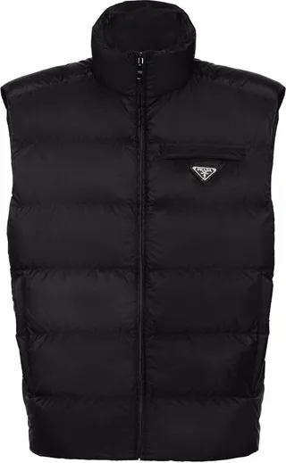 Re-Nylon quilted padded gilet