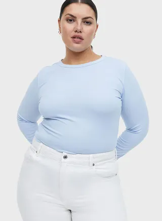 Round Neck Knitted Top