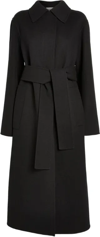 Jil Sander Virgin Wool Wrap Coat