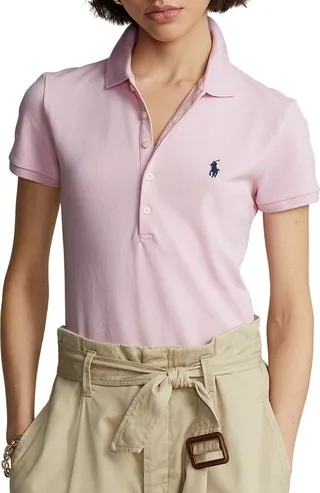 Julie Stretch Cotton Polo