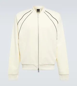 Piped track jacket
