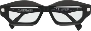 Q6 geometric-frame glasses