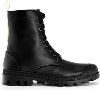 Women's Leather Combat Boots