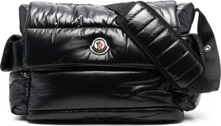 Logo-Patch Quilted Tote