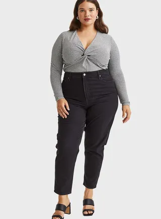 Front Twist V-Neck Top