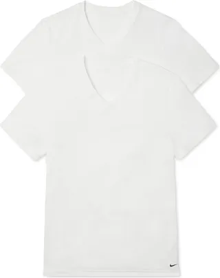 Nike Men's 2-Pk. Dri-fit Essential Cotton Stretch V-Neck Shirt