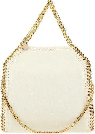 Stella McCartney Falabella Logo Charm Small Tote Bag