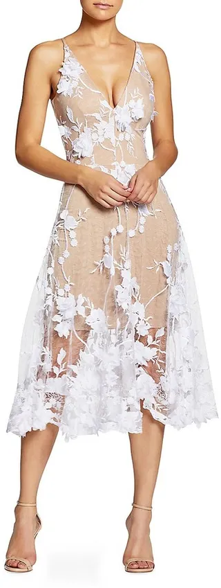 Audrey Lace A-Line Dress