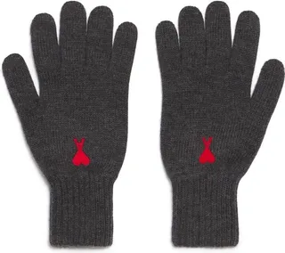 Embroidered Logo Patch Gloves