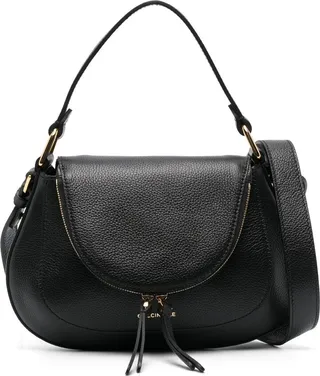 Grained Curve-Edge Tote Bag