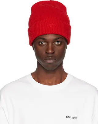 Noah Red Recycled Beanie