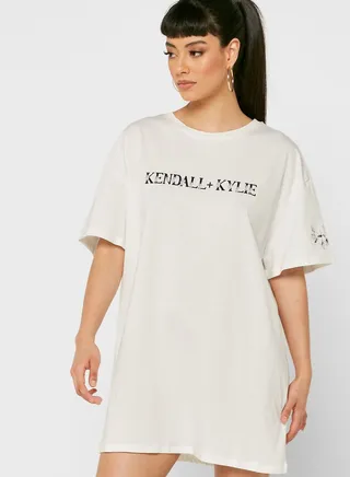 Round Neck Printed Dress