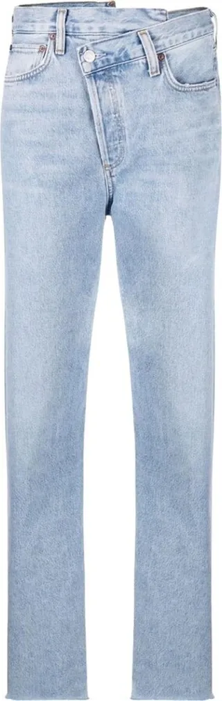 Criss Cross Slim Jeans