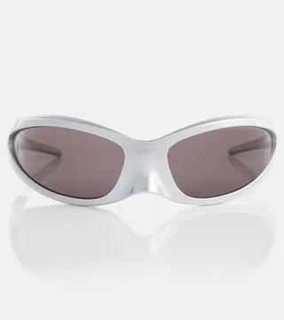 Skin oval sunglasses