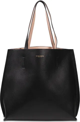 Campo Marzio - Campo Marzio Iconic Double Tote Bag - Black