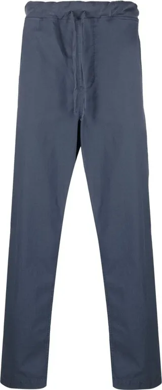 Straight-Leg Drawstring Trousers