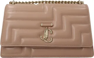 Jimmy Choo Varenne Avenue Logo Plaque Shoulder Bag