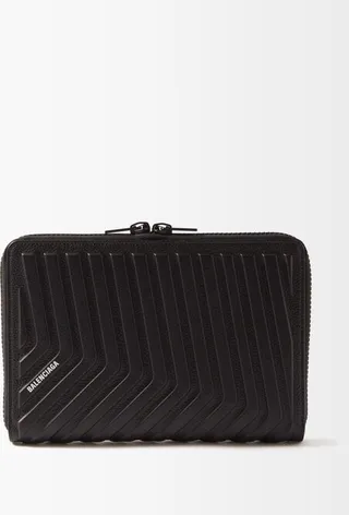 Car Stripe-embossed Leather Ipad Mini Case
