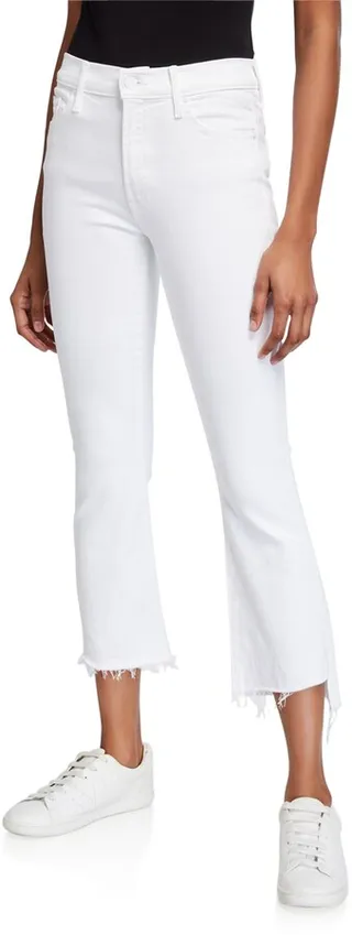 The Insider Crop Step Fray Jeans