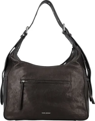 Isabel Marant Logo Engraved Zipped Shoulder Bag