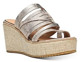 Donald Pliner Women's Multi Strap Espadrille Wedge Platform Sandals