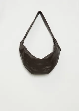 Large Croissant Bag — Dark Chocolate