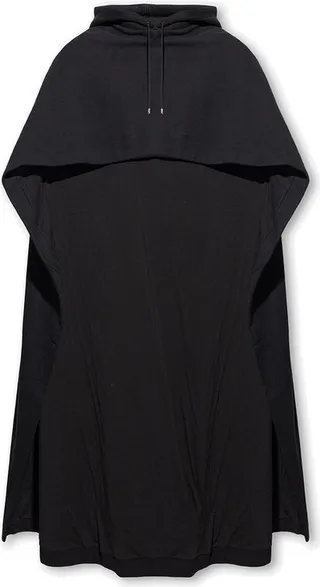 Saint Laurent Drawstring Hooded Cape