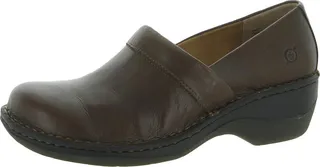 Toby Duo Womens Leather Slip On Clogs