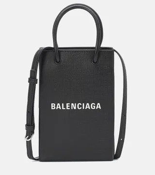 Shopping Phone Pouch leather tote