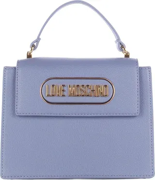 Logo Plaque Foldover Tote Bag