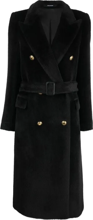 Belted Double-Breasted Coat