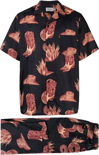 Wild Icons-print pajama set
