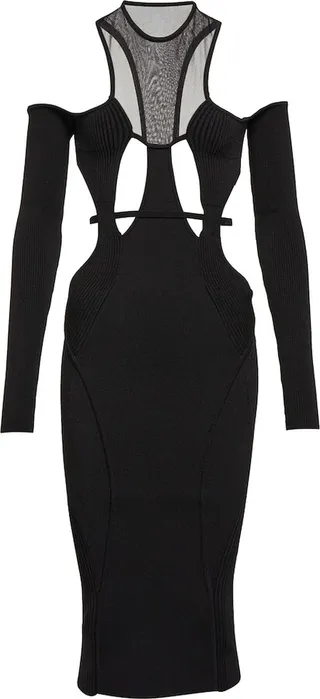 Cutout midi dress