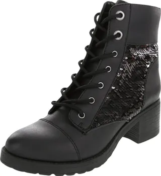 Klondike Womens Lace Up Combat Boots