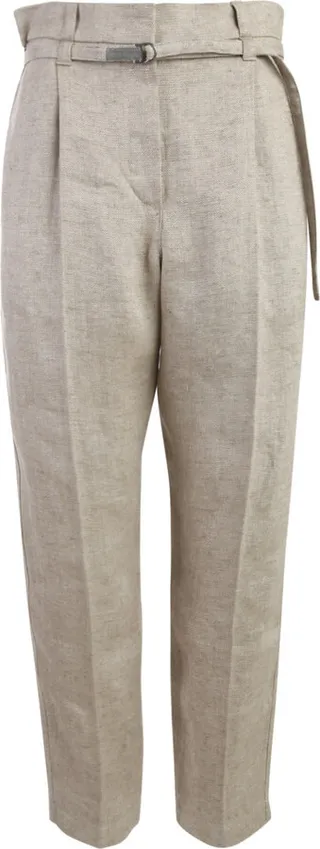Linen Straight Leg Trousers