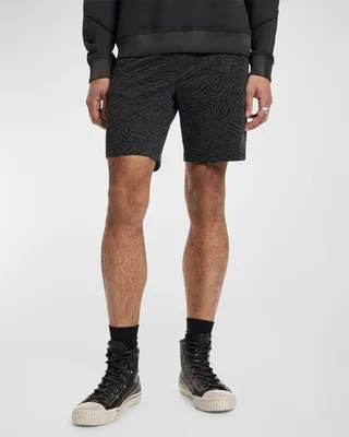 Men's Gary Zebra Jacquard Shorts