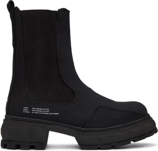 Virón SSENSE Exclusive Black Paradigm Chelsea Boots
