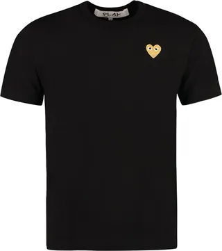 Comme des Garçons Play Logo Embroidered Crewneck T-Shirt