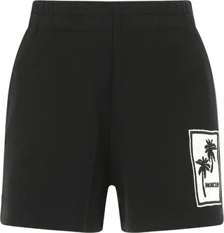 Moncler Logo Embroidered Elasticated Waist Shorts