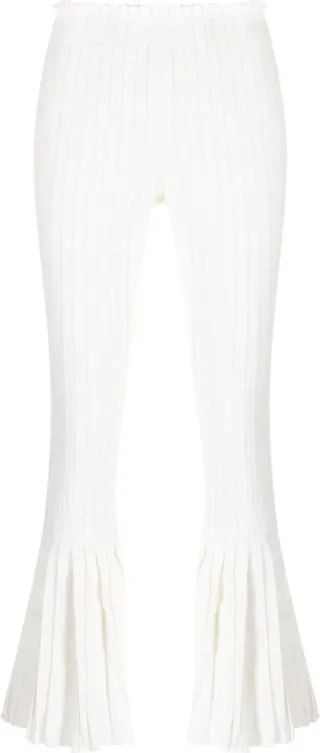 Pleated Cropped Trousers