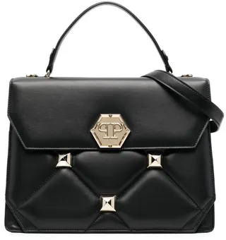 Logo Stud-Embellished Tote Bag