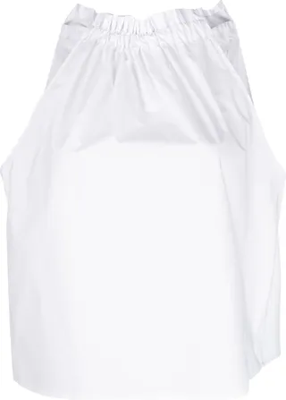 Ruffled Halterneck Top