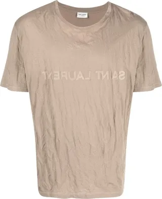 logo-print cotton T-shirt