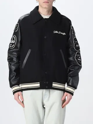 Golden Goose jacket in wool blend and synthetic leather