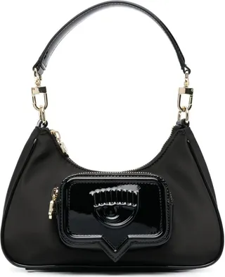 Faux-Leather Shoulder Bag