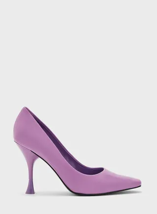 Pointed Toe Mid Heel Pumps