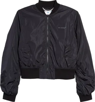 Diagonal Bomber Jacket