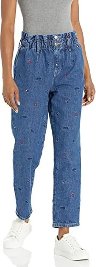 Tommy Hilfiger Women's Paperbag High Rise Jean