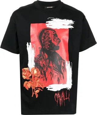 graphic-print short-sleeve T-shirt