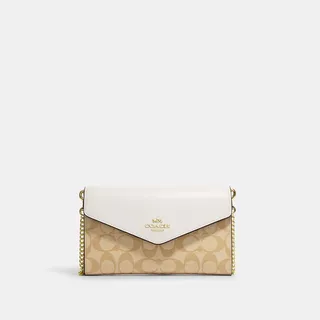 Envelope Clutch Crossbody In Signature Canvas